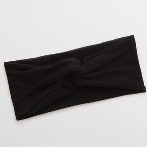 AERIE Top Knot Headband (black)